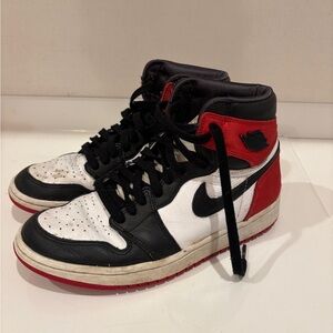 Nike Air Jordan Black Red White Sneakers